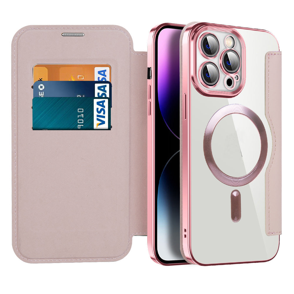 Leather Magnetic Flip Case for iPhone 11-14 Series