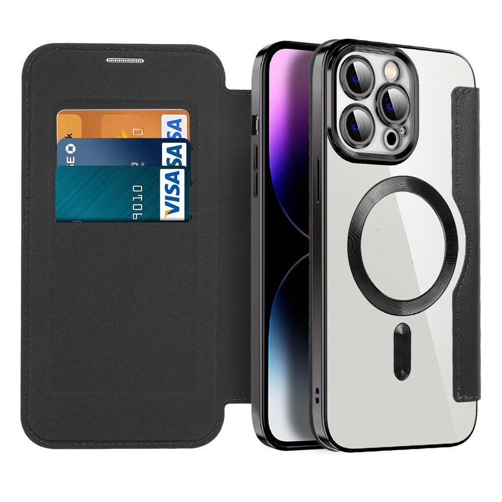 Leather Magnetic Flip Case for iPhone 11-14 Series
