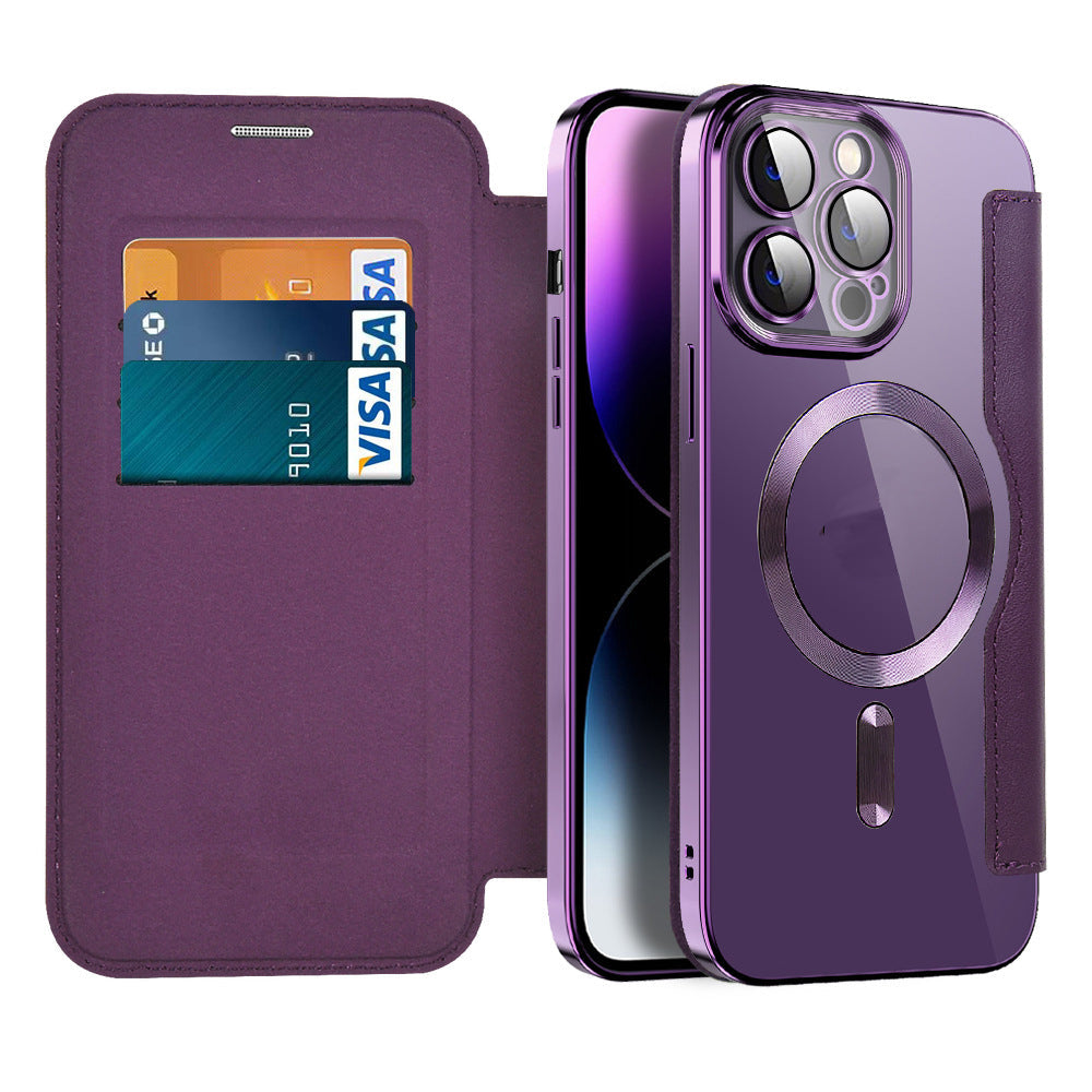 Leather Magnetic Flip Case for iPhone 11-14 Series