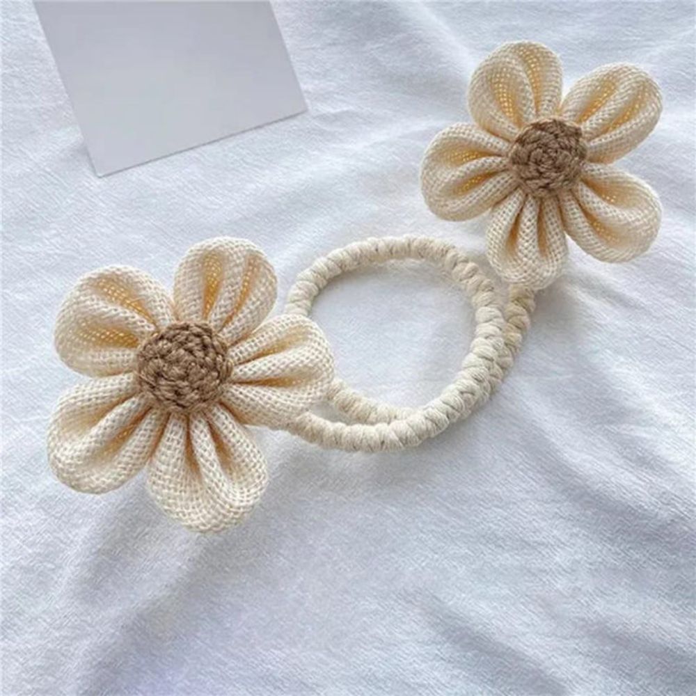 Floral Rope Curtain Holdbacks | 2 Pc Set
