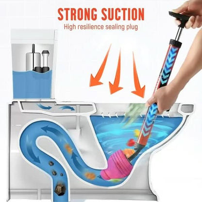 FLOWMAX – High-Pressure Toilet Plunger for Fast Clog Removal