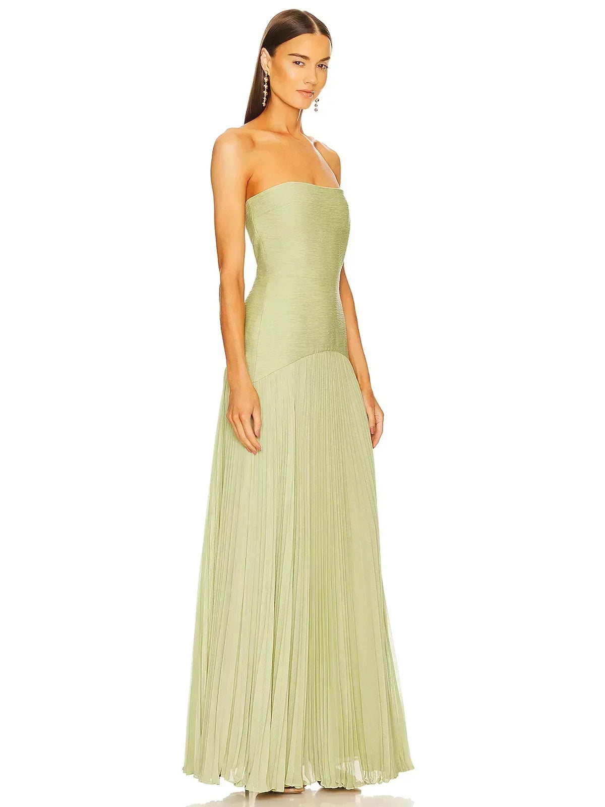 Elegant Green Maxi Dress