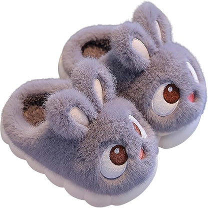 Fluffy Bunny Slippers for Kids