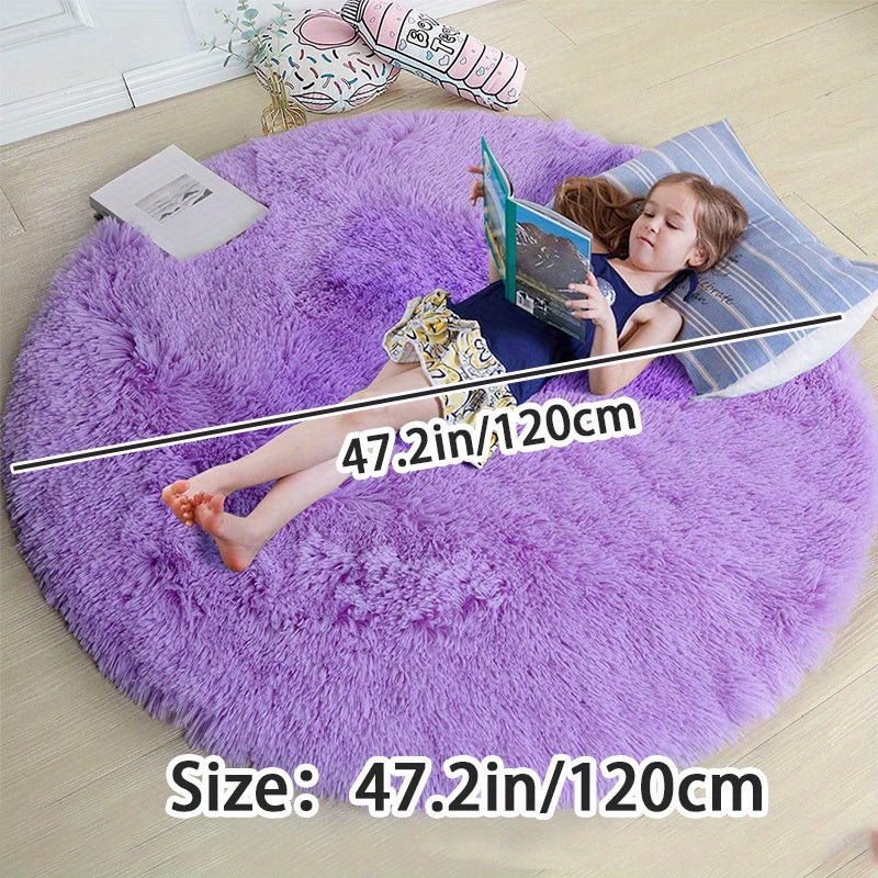 Fluffy Round Rug - Clouda
