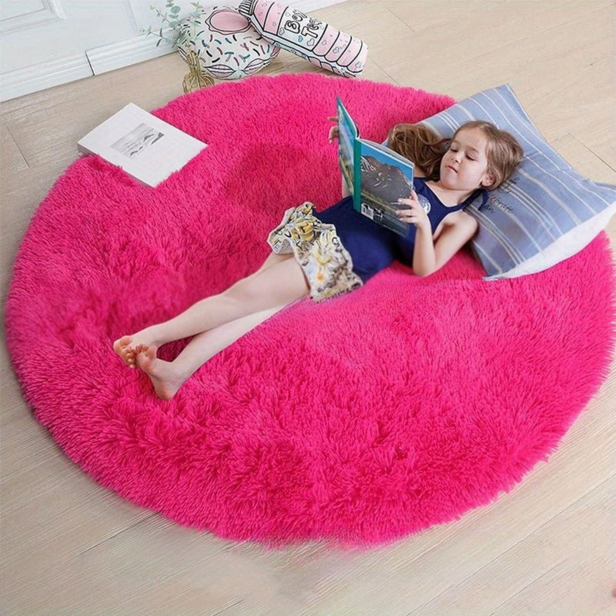 Fluffy Round Rug - Clouda