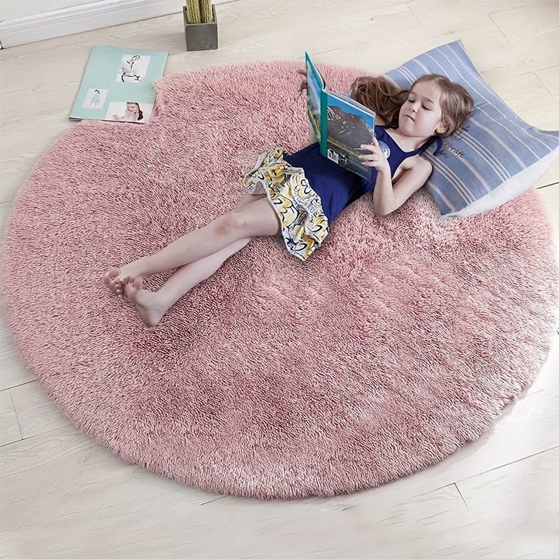 Fluffy Round Rug - Clouda