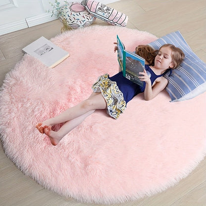 Fluffy Round Rug - Clouda