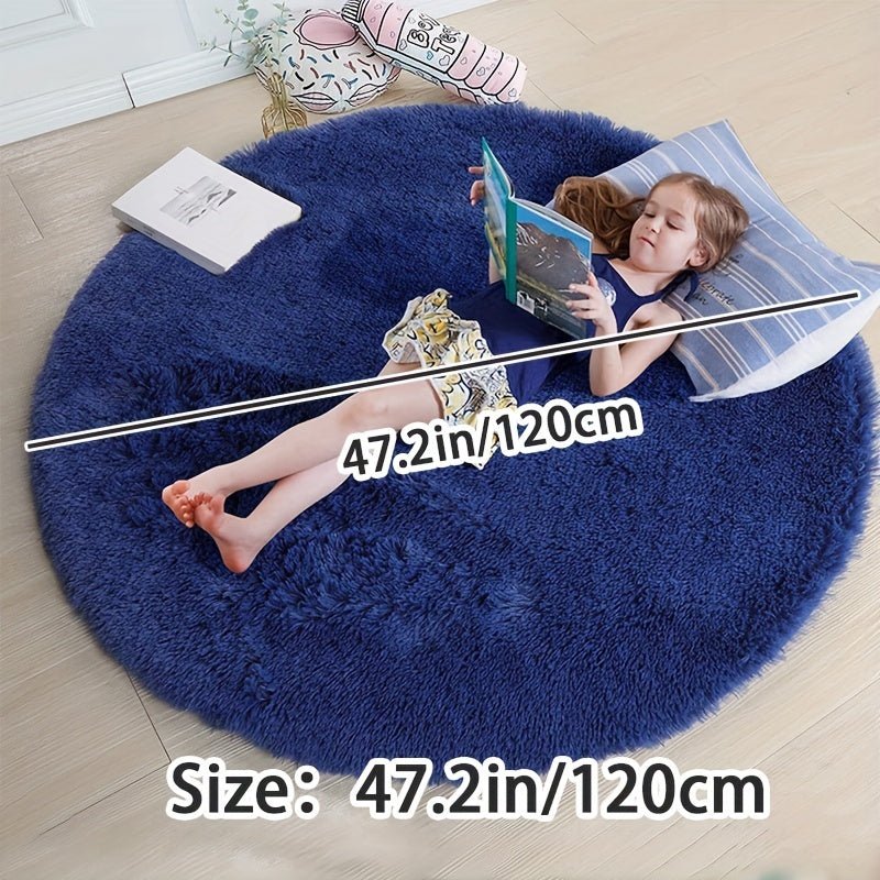 Fluffy Round Rug - Clouda