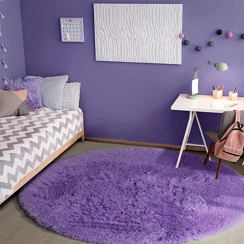 Fluffy Round Rug - Clouda