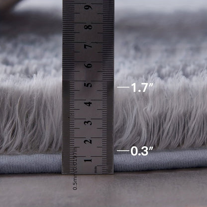 Fluffy Round Rug - Clouda