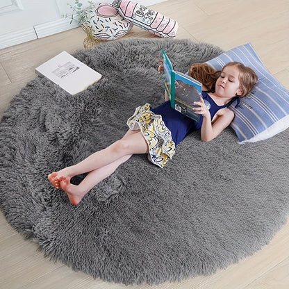 Fluffy Round Rug - Clouda