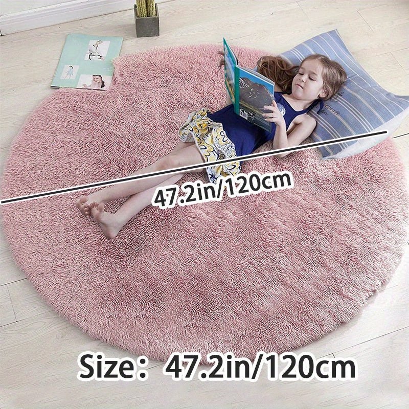 Fluffy Round Rug - Clouda