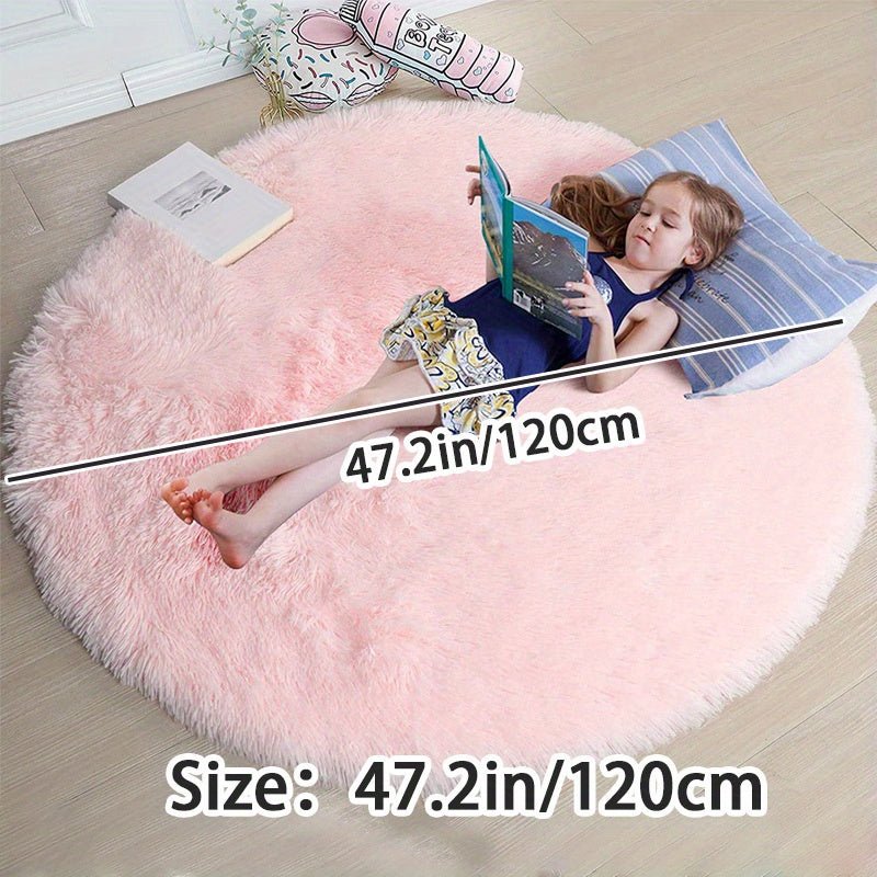 Fluffy Round Rug - Clouda