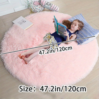 Fluffy Round Rug - Clouda