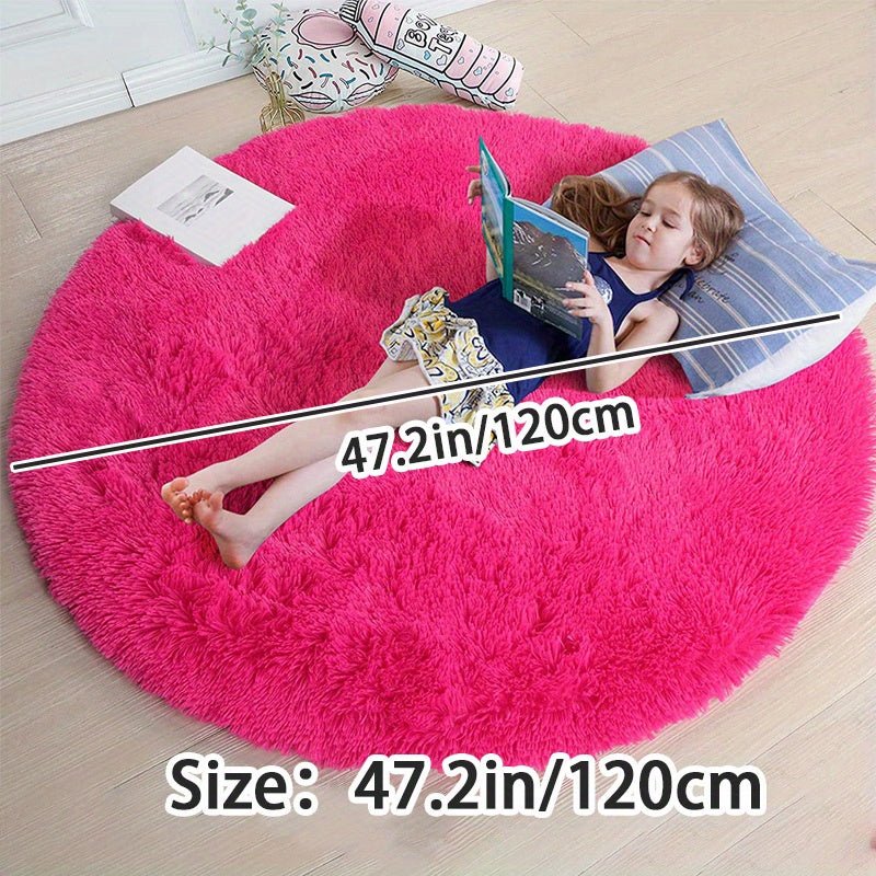Fluffy Round Rug - Clouda