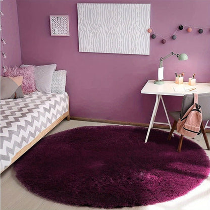 Fluffy Round Rug - Clouda