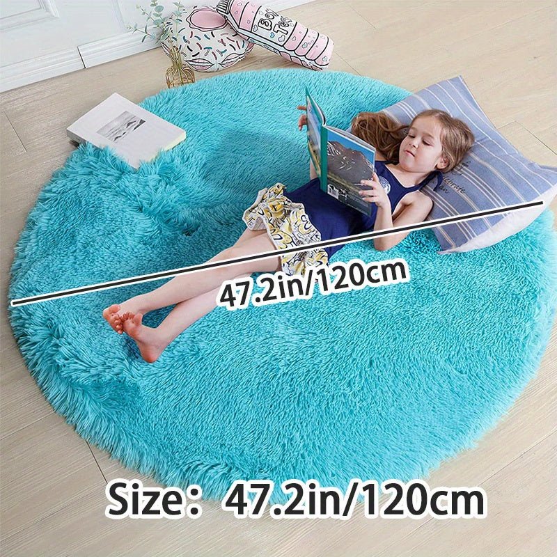 Fluffy Round Rug - Clouda