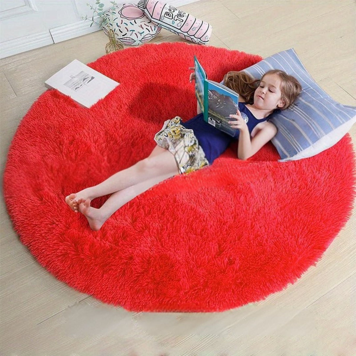 Fluffy Round Rug - Clouda