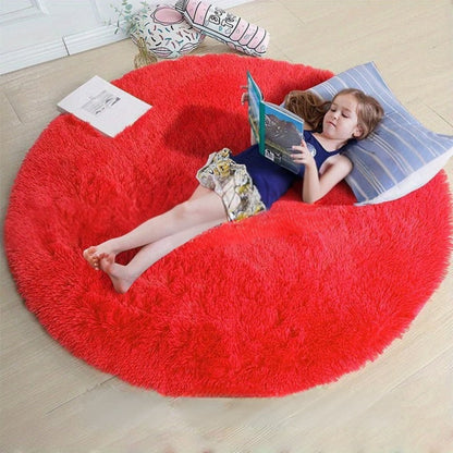 Fluffy Round Rug - Clouda