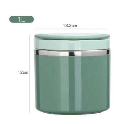 Food Thermos Hot 12H Green 1L