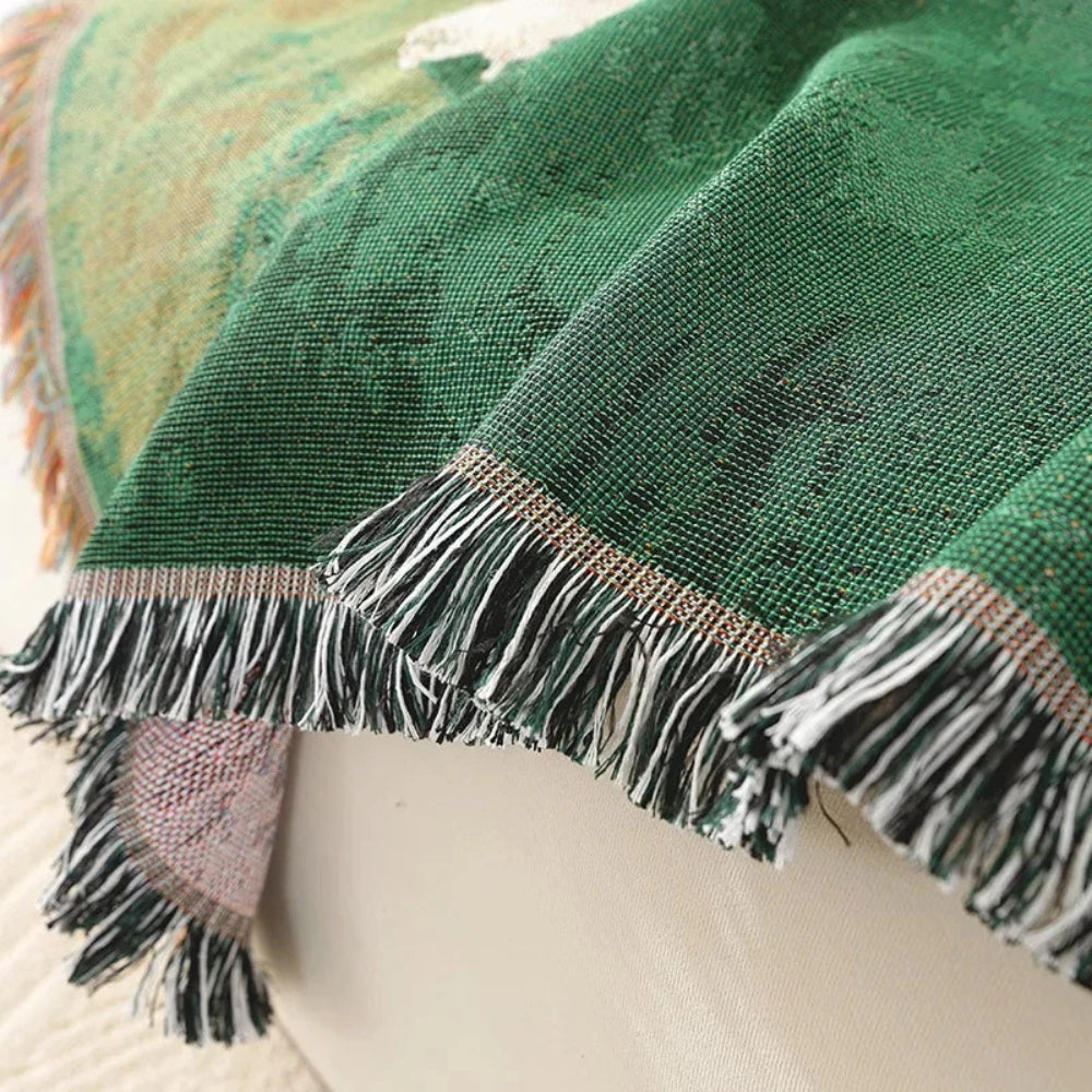 Woven Sheep Meadow Throw Blanket