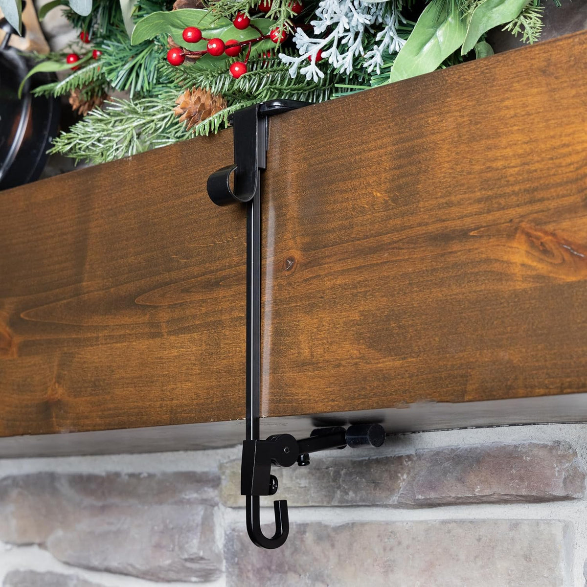 Mantle Hangers for Christmas Stockings & Garland