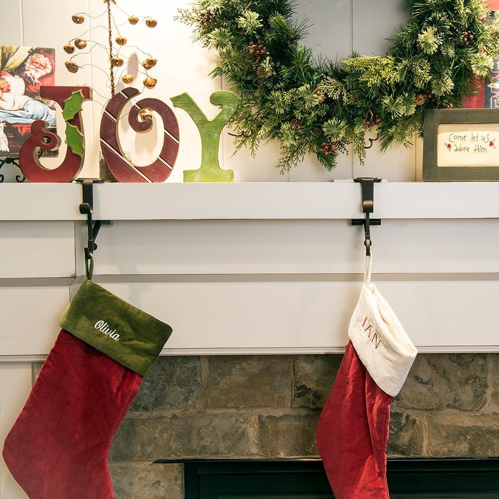 Mantle Hangers for Christmas Stockings & Garland