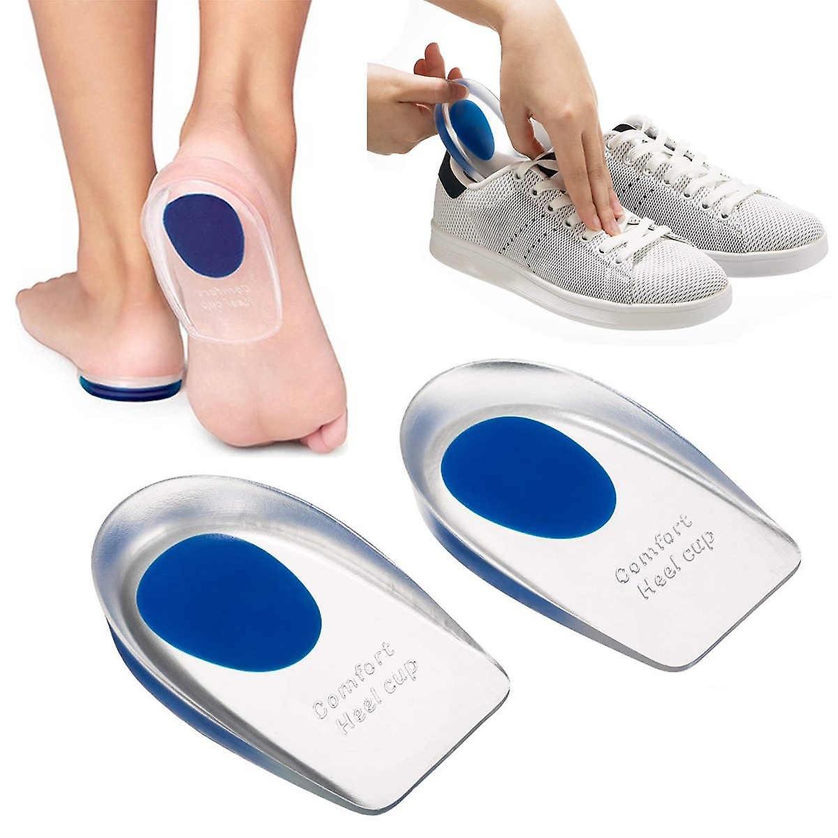 Comfort Gel Heel Cups for Foot Pain Relief