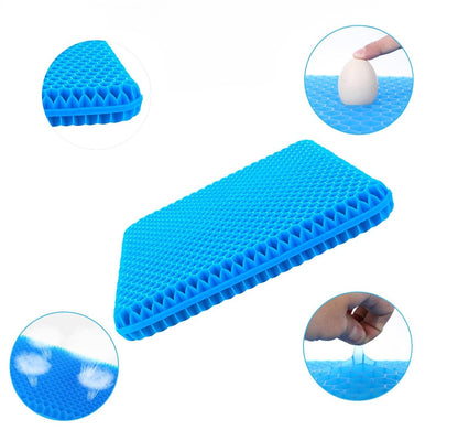 Gel Seat Cushion for Relief in Back and Hips