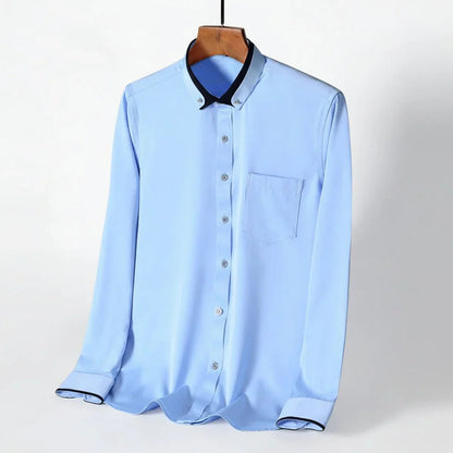 GENTLEFORM SHIRT - Men's Long-Sleeve Dress Shirt: Style Meets Comfort