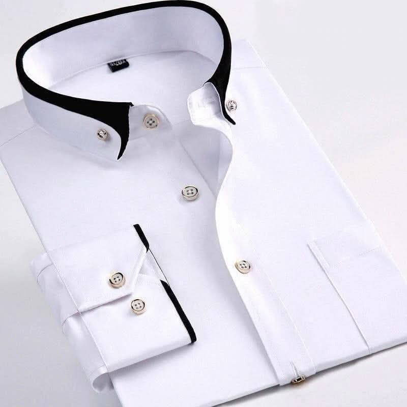 GENTLEFORM SHIRT - Men's Long-Sleeve Dress Shirt: Style Meets Comfort