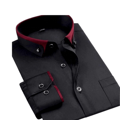 GENTLEFORM SHIRT - Men's Long-Sleeve Dress Shirt: Style Meets Comfort