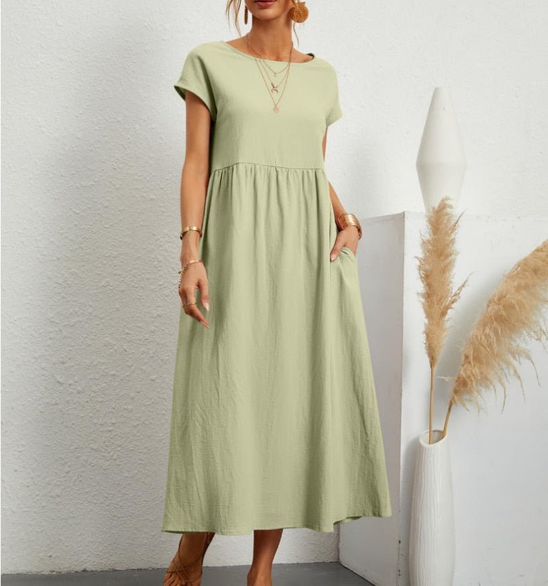Women's Effortless Casual Midi Dress