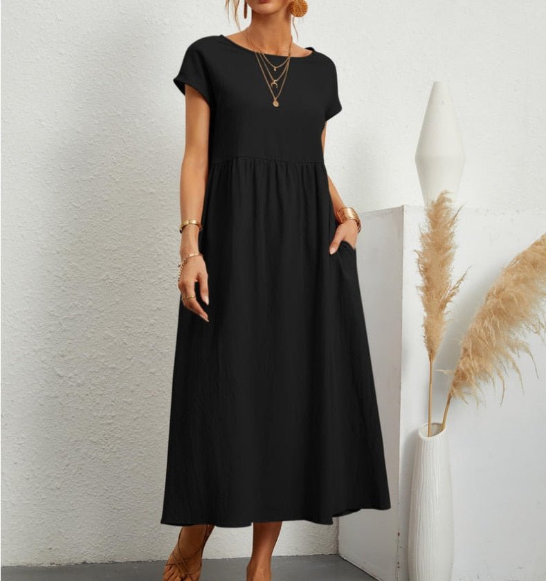 Women's Effortless Casual Midi Dress