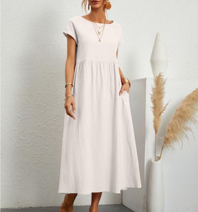 Women's Effortless Casual Midi Dress