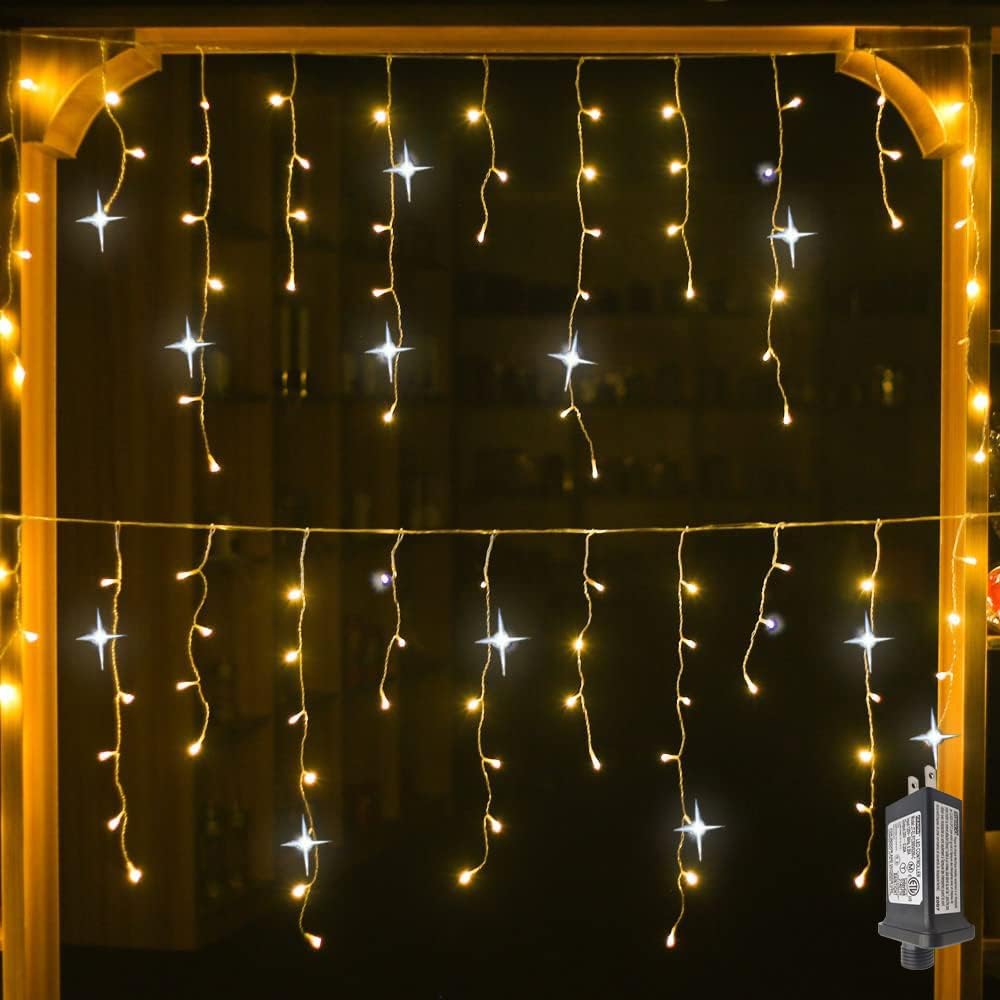 GlowCurtain | Twinkling LED String Lights for Yards