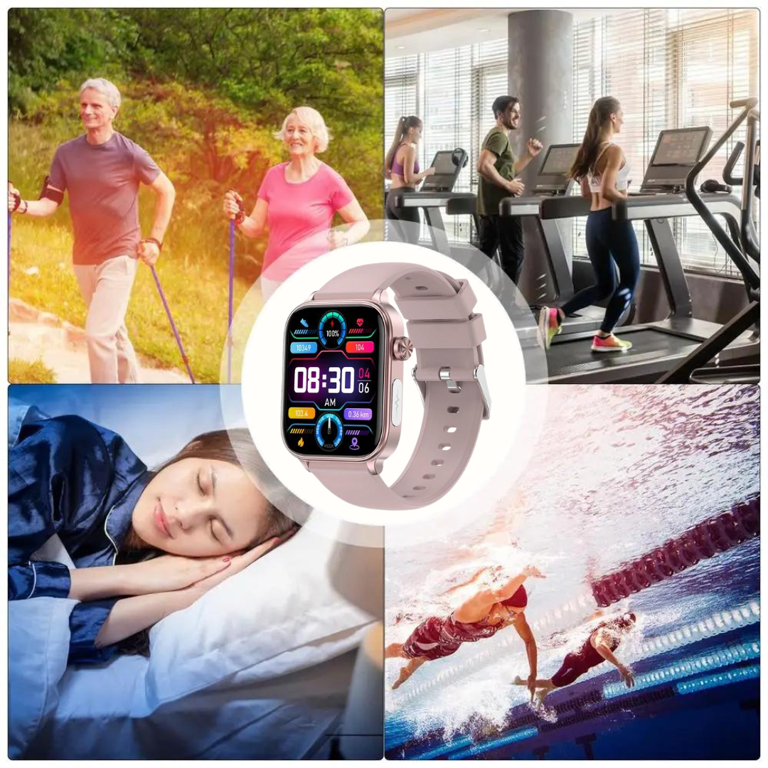 GlucoCare SOS Watch: Fall Detection & Glucose Monitor (2025)