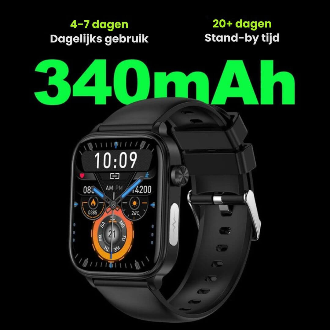 GlucoCare SOS Watch: Fall Detection & Glucose Monitor (2025)
