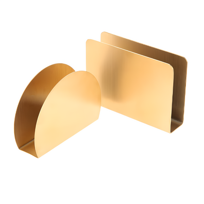 Gold Finish Napkin Holder Stand