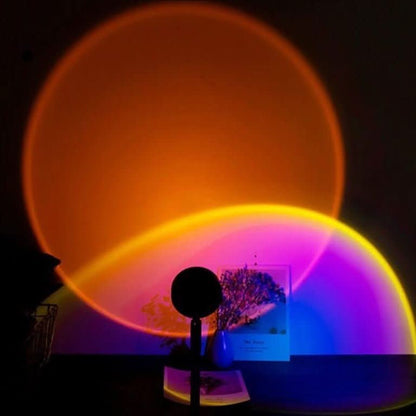 Sunset projector light for cozy ambiance