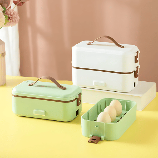 Green Heating Lunch Box