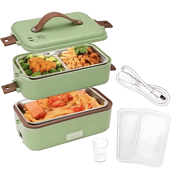 Green Heating Lunch Box