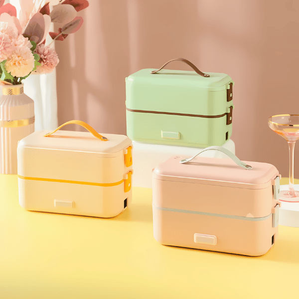Green Heating Lunch Box