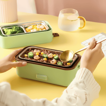 Green Heating Lunch Box