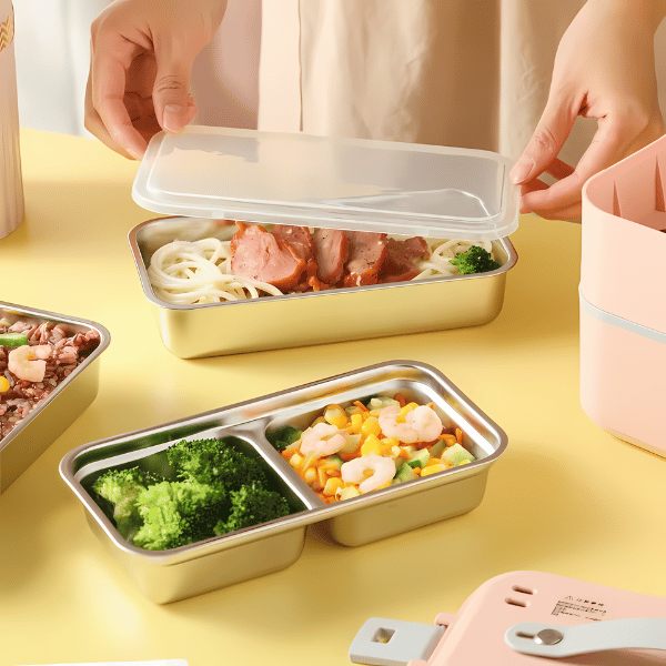 Green Heating Lunch Box