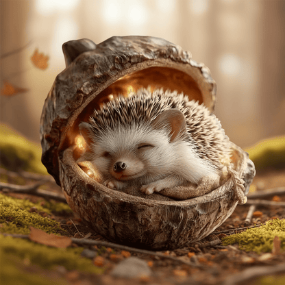 Handmade Christmas Tree Ornaments with Acorn and Woodland Animal Decorations