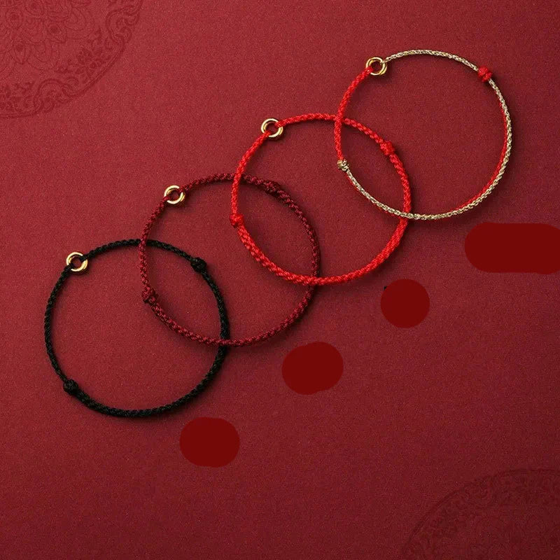 Handmade Jalena Bracelet with Round Gold Detail