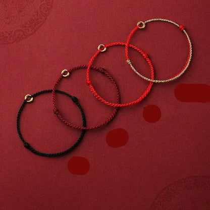 Handmade Jalena Bracelet with Round Gold Detail