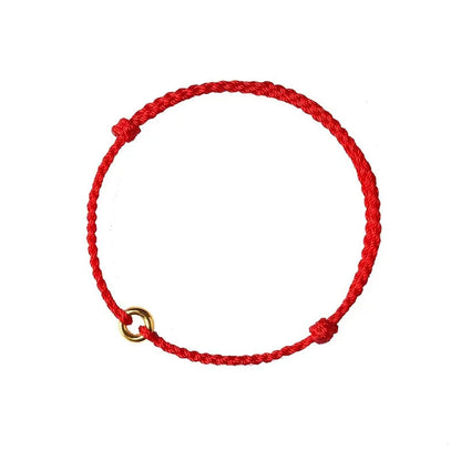 Handmade Jalena Bracelet with Round Gold Detail