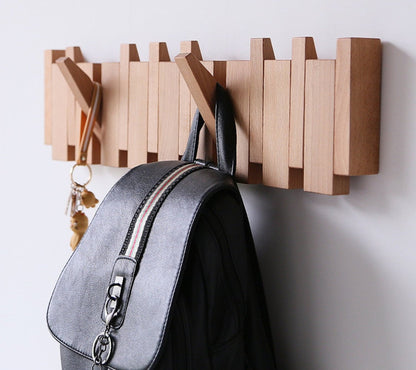 Handmade Piano Coatrack | Luxurious wooden coatrack in piano shape